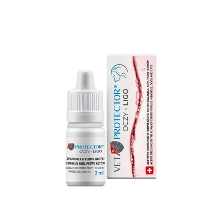 Vet Protector Ligo - Krople do oczu dla psa i kota 3ml